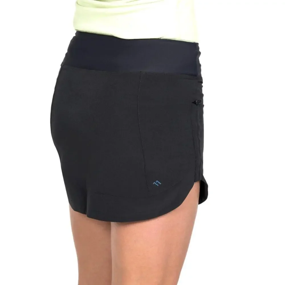 Eleven Pine Women’s Athletic Kickitup Skirt Black Size Large NWT